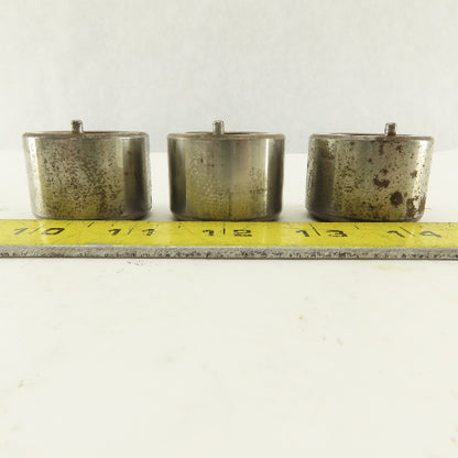 .458 x 1.000 Actual Oval Hole CNC Turret Punch Die For 1.5625 Holder Lot Of 3