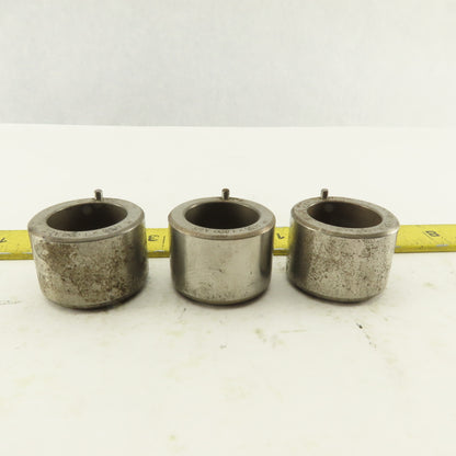 .458 x 1.000 Actual Oval Hole CNC Turret Punch Die For 1.5625 Holder Lot Of 3
