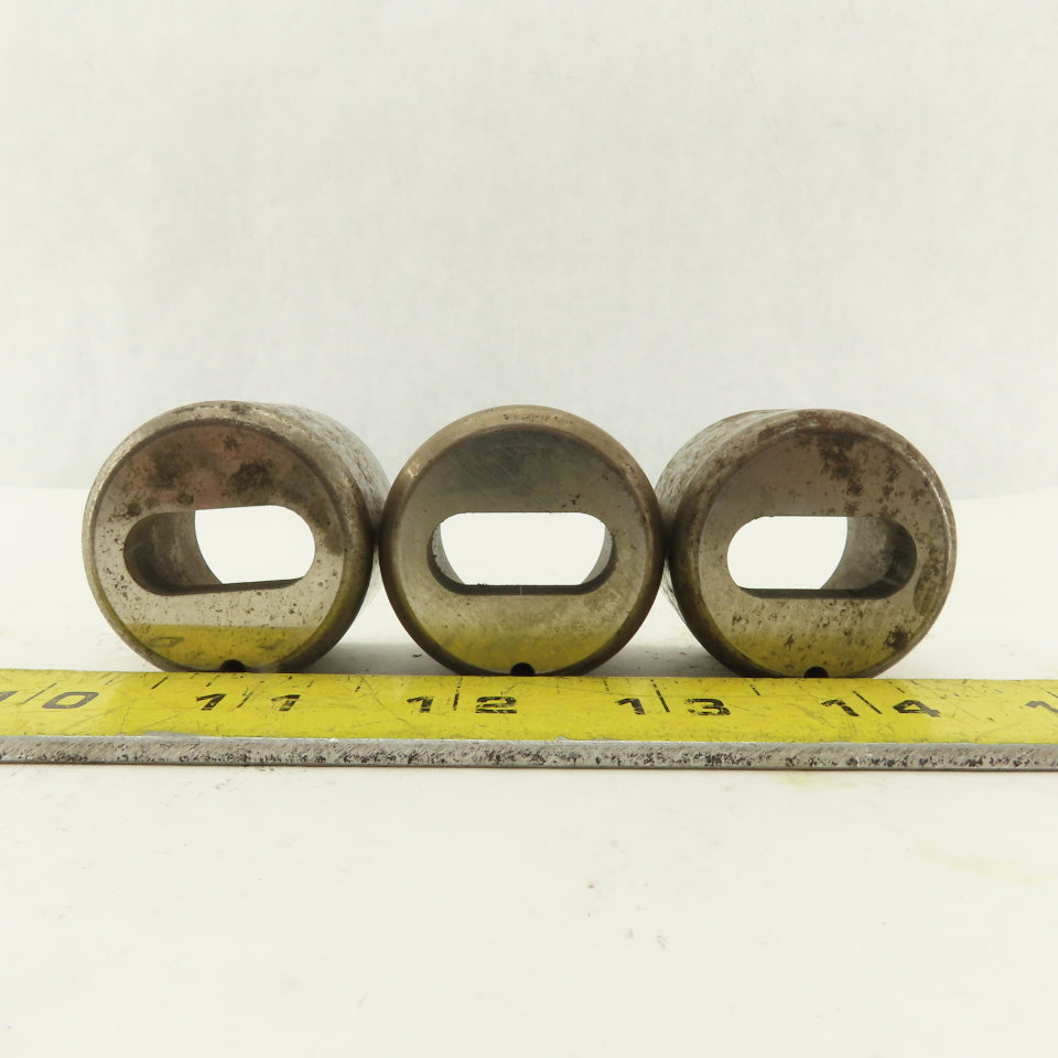 .458 x 1.000 Actual Oval Hole CNC Turret Punch Die For 1.5625 Holder Lot Of 3