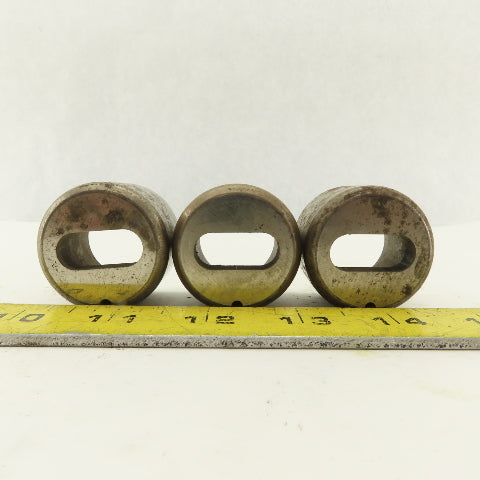 .458 x 1.000 Actual Oval Hole CNC Turret Punch Die For 1.5625 Holder Lot Of 3