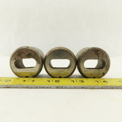 .458 x 1.000 Actual Oval Hole CNC Turret Punch Die For 1.5625 Holder Lot Of 3