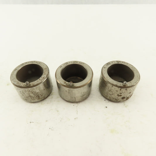 .458 x 1.000 Actual Oval Hole CNC Turret Punch Die For 1.5625 Holder Lot Of 3