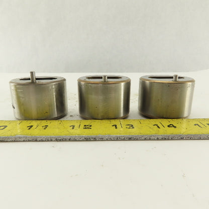 S-7 .438 x 1.000 +.030 Oval Hole CNC Turret Punch Die For 1.5625 Holder Lot Of 3