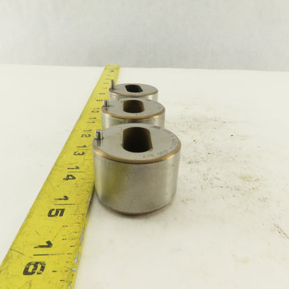 S-7 .438 x 1.000 +.030 Oval Hole CNC Turret Punch Die For 1.5625 Holder Lot Of 3