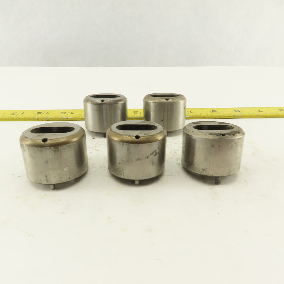 S-7 .438 x 1.000 +.060 Oval Hole CNC Turret Punch Die For 1.5625 Holder Lot Of 5