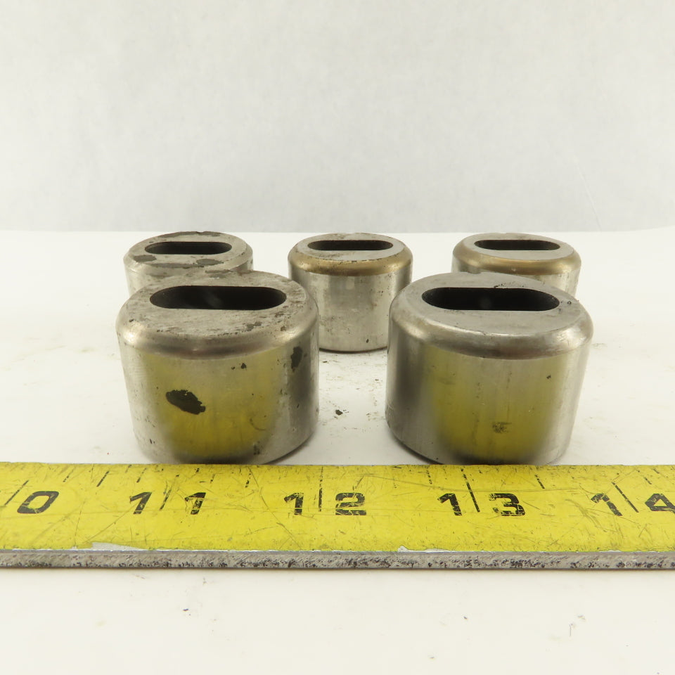 S-7 .438 x 1.000 +.060 Oval Hole CNC Turret Punch Die For 1.5625 Holder Lot Of 5