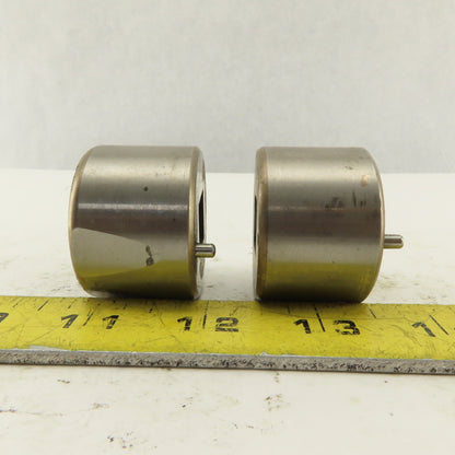 .500  +.060 Square Hole CNC Turret Punch Die For 1.5625 Holder Lot Of 2