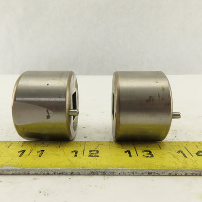 .500  +.060 Square Hole CNC Turret Punch Die For 1.5625 Holder Lot Of 2