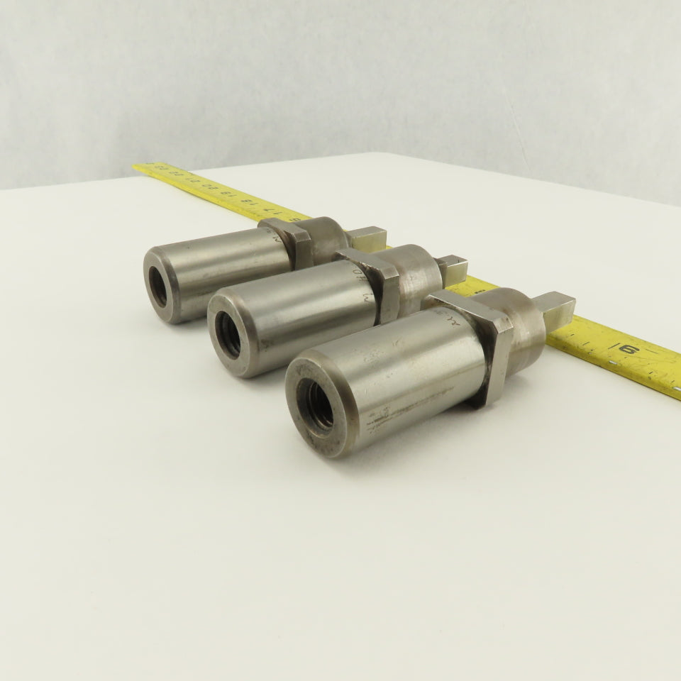 .344 Square Hole CNC Turret Punch For 1.0625 Holder Lot Of 3