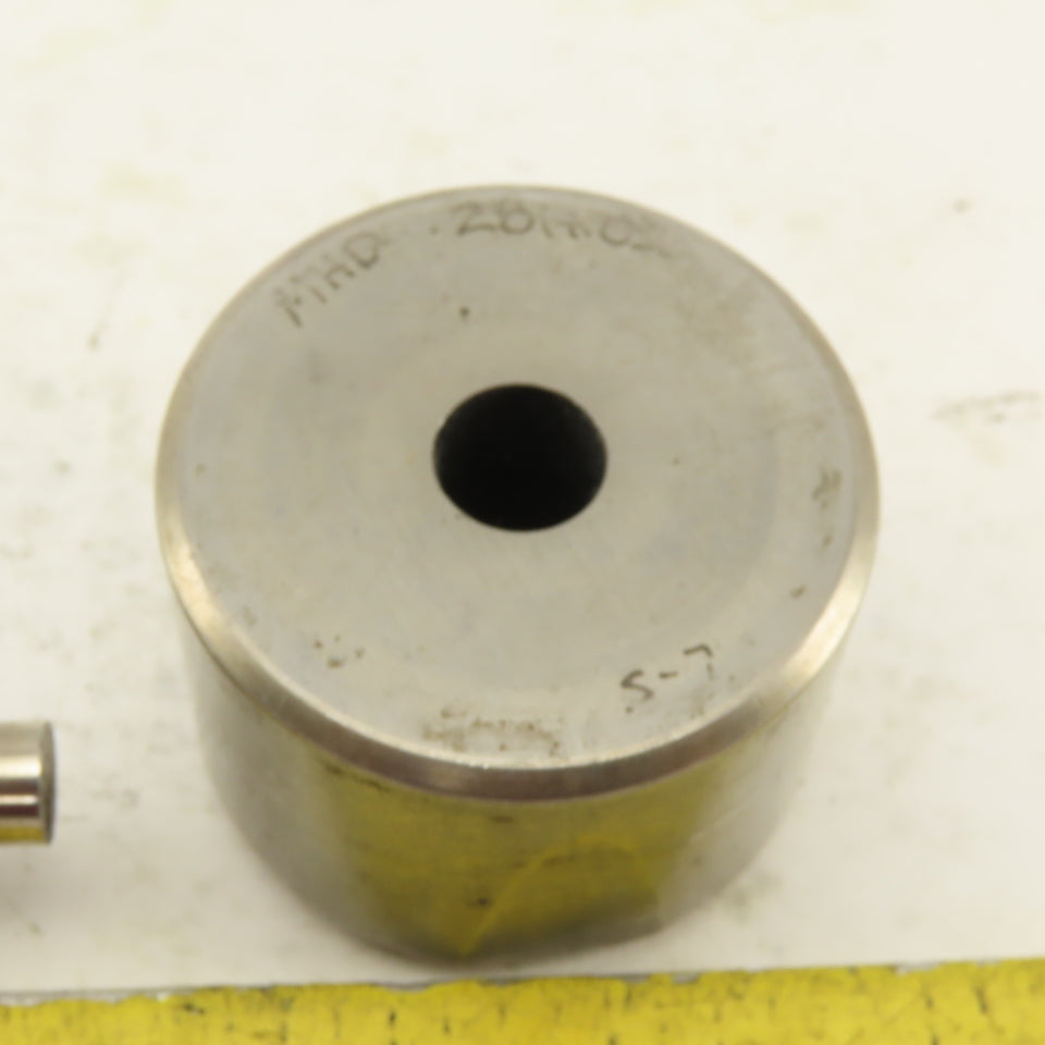.281+ .030 Round Hole Punch & Die Set CNC Turret Lot of 2