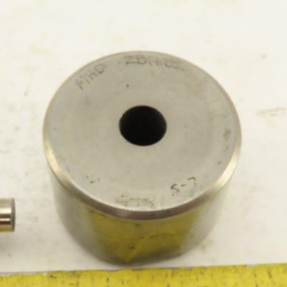 .281+ .030 Round Hole Punch & Die Set CNC Turret Lot of 2