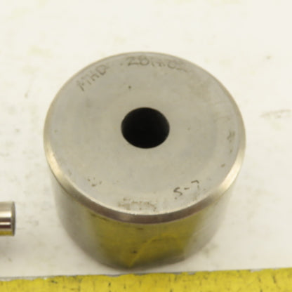.281+ .030 Round Hole Punch & Die Set CNC Turret Lot of 2
