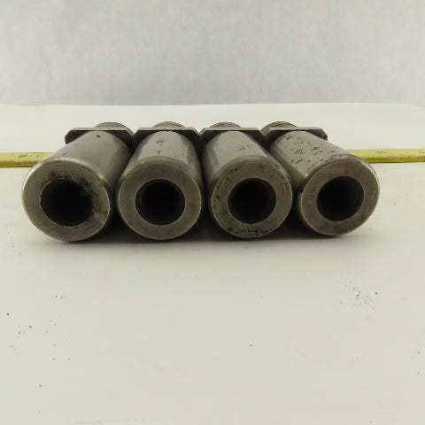 .313 x .625 Oval Hole Punch CNC Turret For 1.0625 Holder Lot Of 4