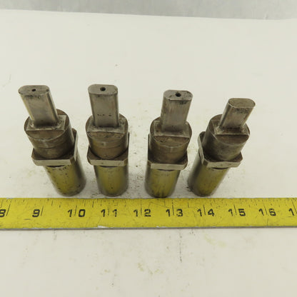 .313 x .625 Oval Hole Punch CNC Turret For 1.0625 Holder Lot Of 4