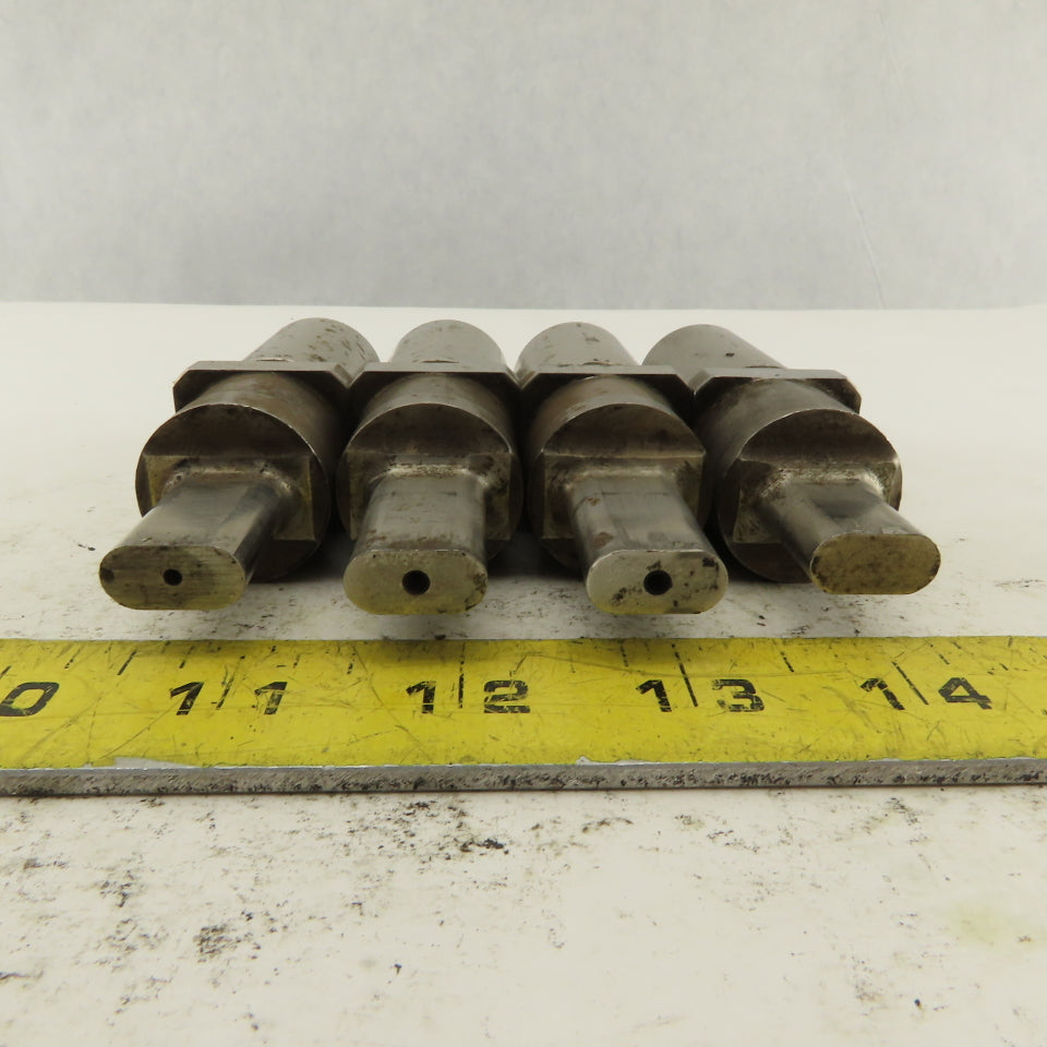 .313 x .625 Oval Hole Punch CNC Turret For 1.0625 Holder Lot Of 4