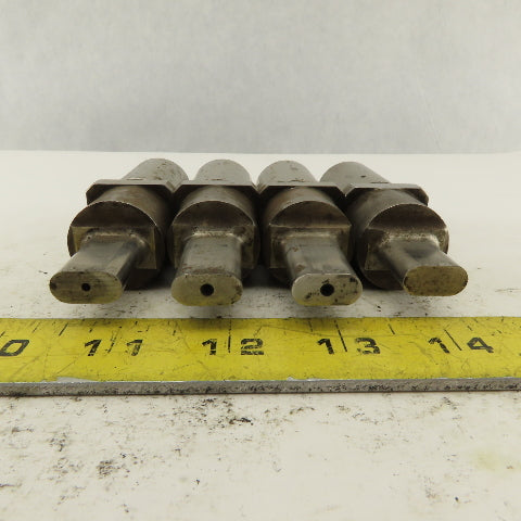 .313 x .625 Oval Hole Punch CNC Turret For 1.0625 Holder Lot Of 4