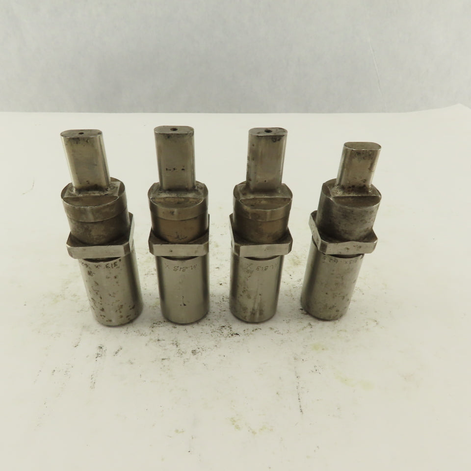 .313 x .625 Oval Hole Punch CNC Turret For 1.0625 Holder Lot Of 4
