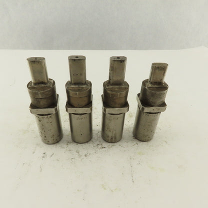 .313 x .625 Oval Hole Punch CNC Turret For 1.0625 Holder Lot Of 4