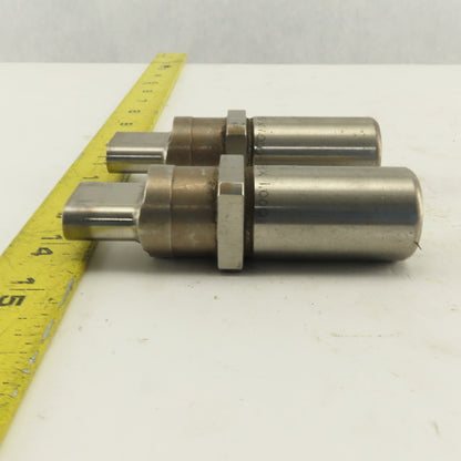 .438 x 1.000 Oval Hole Punch CNC Turret For 1.0625 Holder Lot Of 2