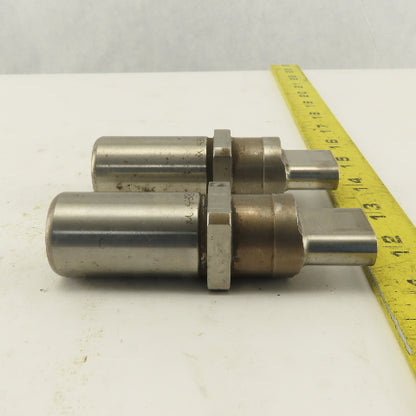 .438 x 1.000 Oval Hole Punch CNC Turret For 1.0625 Holder Lot Of 2