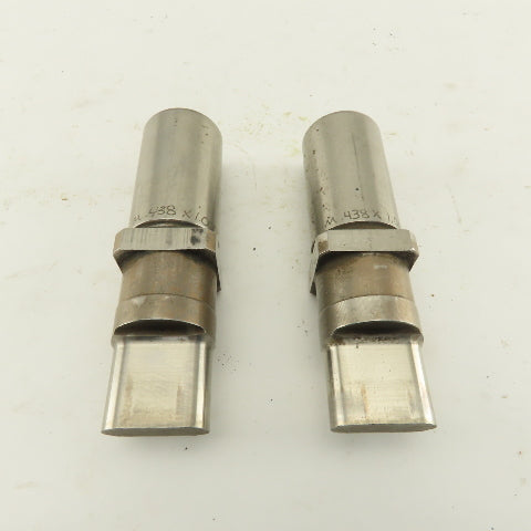 .438 x 1.000 Oval Hole Punch CNC Turret For 1.0625 Holder Lot Of 2