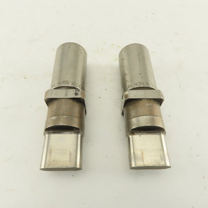 .438 x 1.000 Oval Hole Punch CNC Turret For 1.0625 Holder Lot Of 2