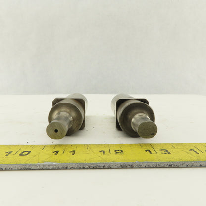 .406 x .469 Oval Hole Punch CNC Turret For 1.0625 Holder Lot Of 2
