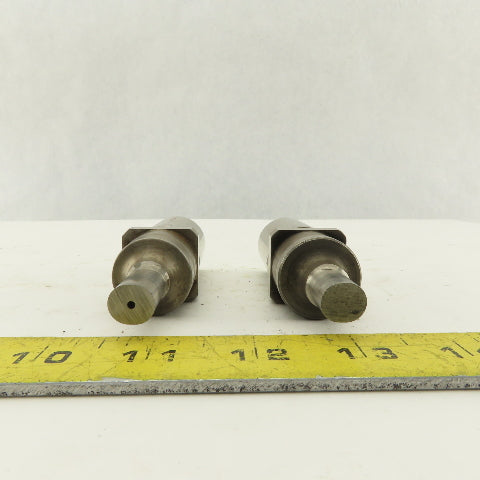 .406 x .469 Oval Hole Punch CNC Turret For 1.0625 Holder Lot Of 2