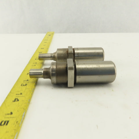 .406 x .469 Oval Hole Punch CNC Turret For 1.0625 Holder Lot Of 2