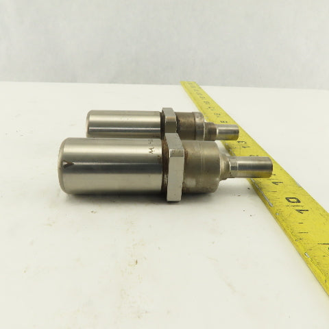 .406 x .469 Oval Hole Punch CNC Turret For 1.0625 Holder Lot Of 2