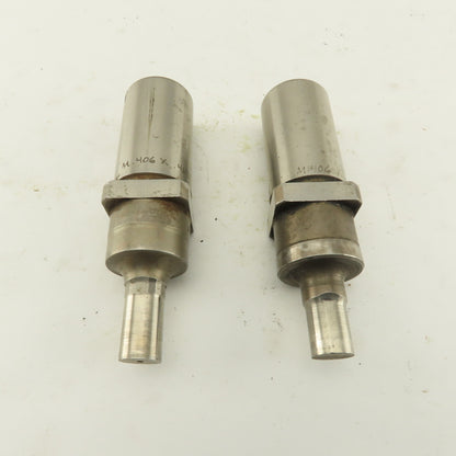 .406 x .469 Oval Hole Punch CNC Turret For 1.0625 Holder Lot Of 2