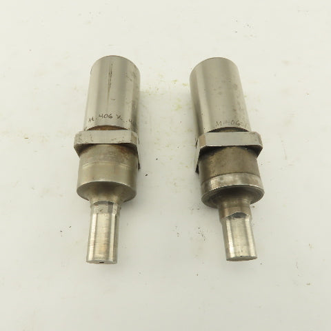 .406 x .469 Oval Hole Punch CNC Turret For 1.0625 Holder Lot Of 2
