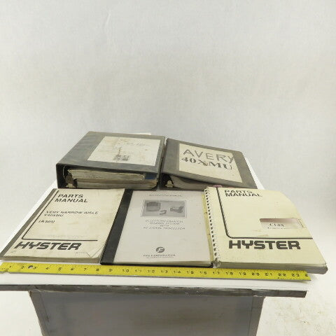 Hyster V40XMU Very Narrow Aisle Man Up Turret Forklift Service Manuals