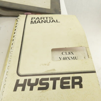Hyster V40XMU Very Narrow Aisle Man Up Turret Forklift Service Manuals