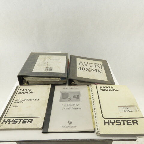 Hyster V40XMU Very Narrow Aisle Man Up Turret Forklift Service Manuals