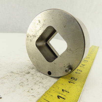 1.000 +.014 Square Hole Die CNC Turret Heavy Duty For 2.750 Holder