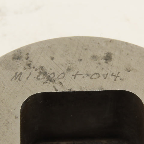 1.000 +.014 Square Hole Die CNC Turret Heavy Duty For 2.750 Holder
