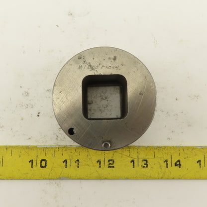 1.000 +.014 Square Hole Die CNC Turret Heavy Duty For 2.750 Holder