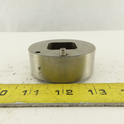1.000 +.014 Square Hole Die CNC Turret Heavy Duty For 2.750 Holder