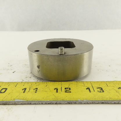1.000 +.014 Square Hole Die CNC Turret Heavy Duty For 2.750 Holder