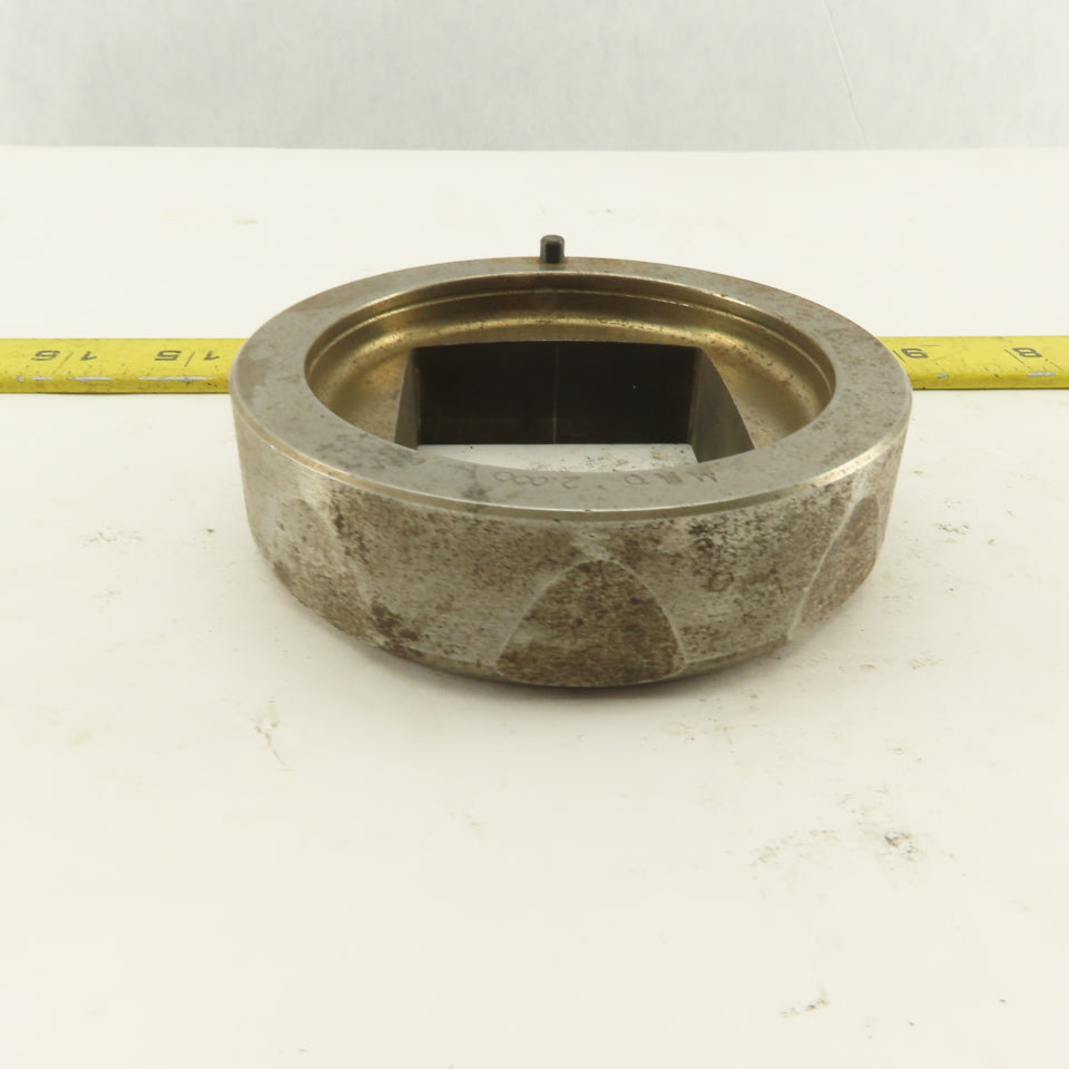 2.000 +.030 Square Hole Die CNC Turret Heavy Duty For 4.000 Holder