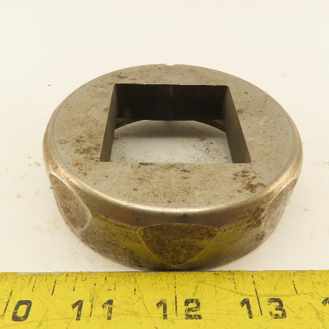 2.000 +.030 Square Hole Die CNC Turret Heavy Duty For 4.000 Holder