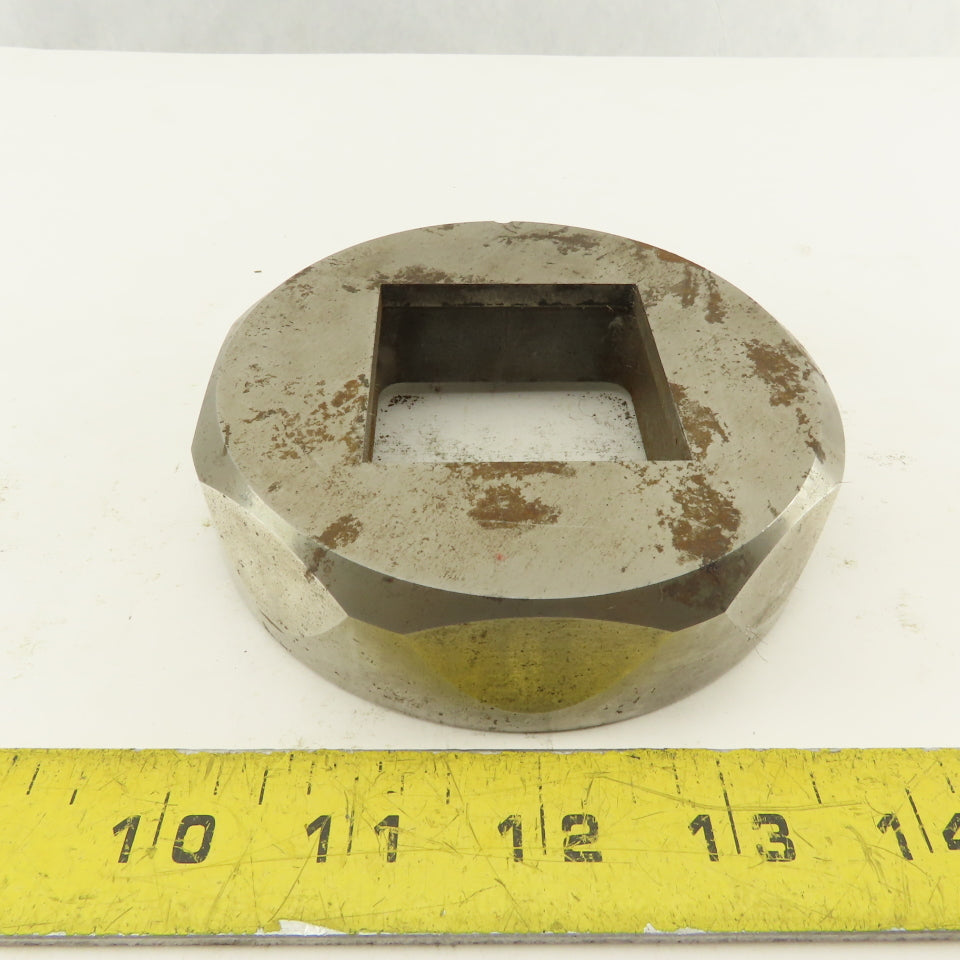 2.000 +.020 Square Hole Die CNC Turret Heavy Duty For 4.500 Holder