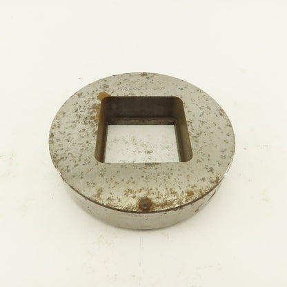 2.000 +.020 Square Hole Die CNC Turret Heavy Duty For 4.500 Holder