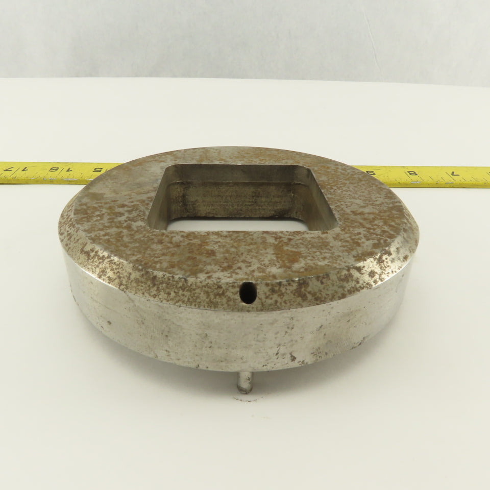 2.500 +.030 .250 Radius Rounded Square Hole Die CNC Turret For 5.250 Holder