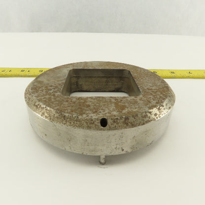 2.500 +.030 .250 Radius Rounded Square Hole Die CNC Turret For 5.250 Holder