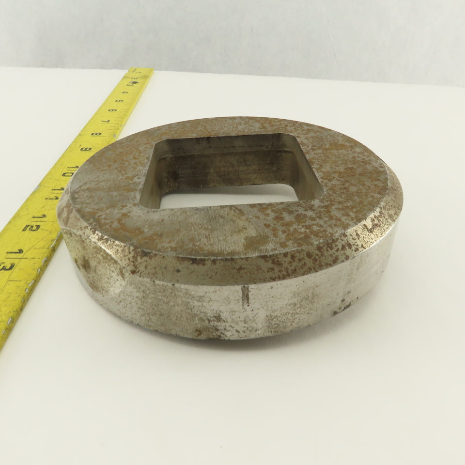2.500 +.030 .250 Radius Rounded Square Hole Die CNC Turret For 5.250 Holder