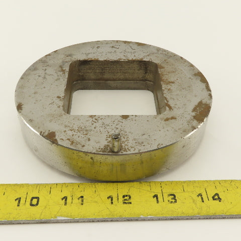 2.500 +.030 .250 Radius Rounded Square Hole Die CNC Turret For 5.250 Holder