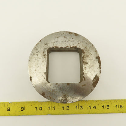 2.500 +.030 .250 Radius Rounded Square Hole Die CNC Turret For 5.250 Holder