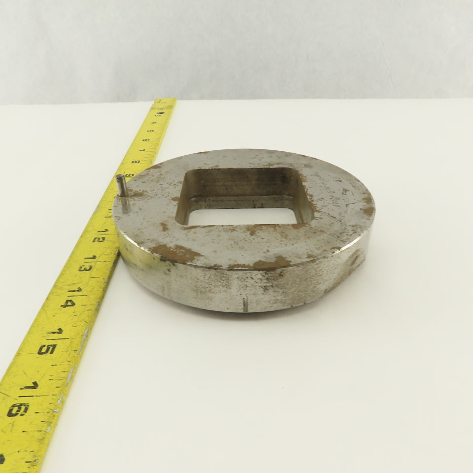 2.500 +.030 .250 Radius Rounded Square Hole Die CNC Turret For 5.250 Holder